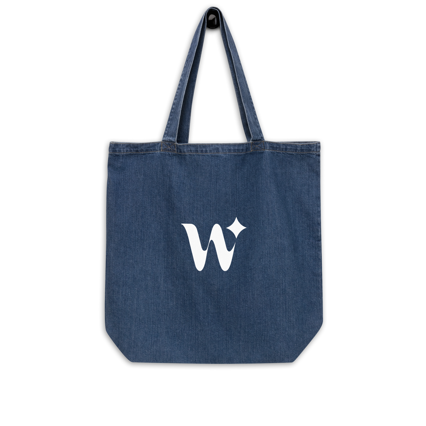"W" Denim Tote