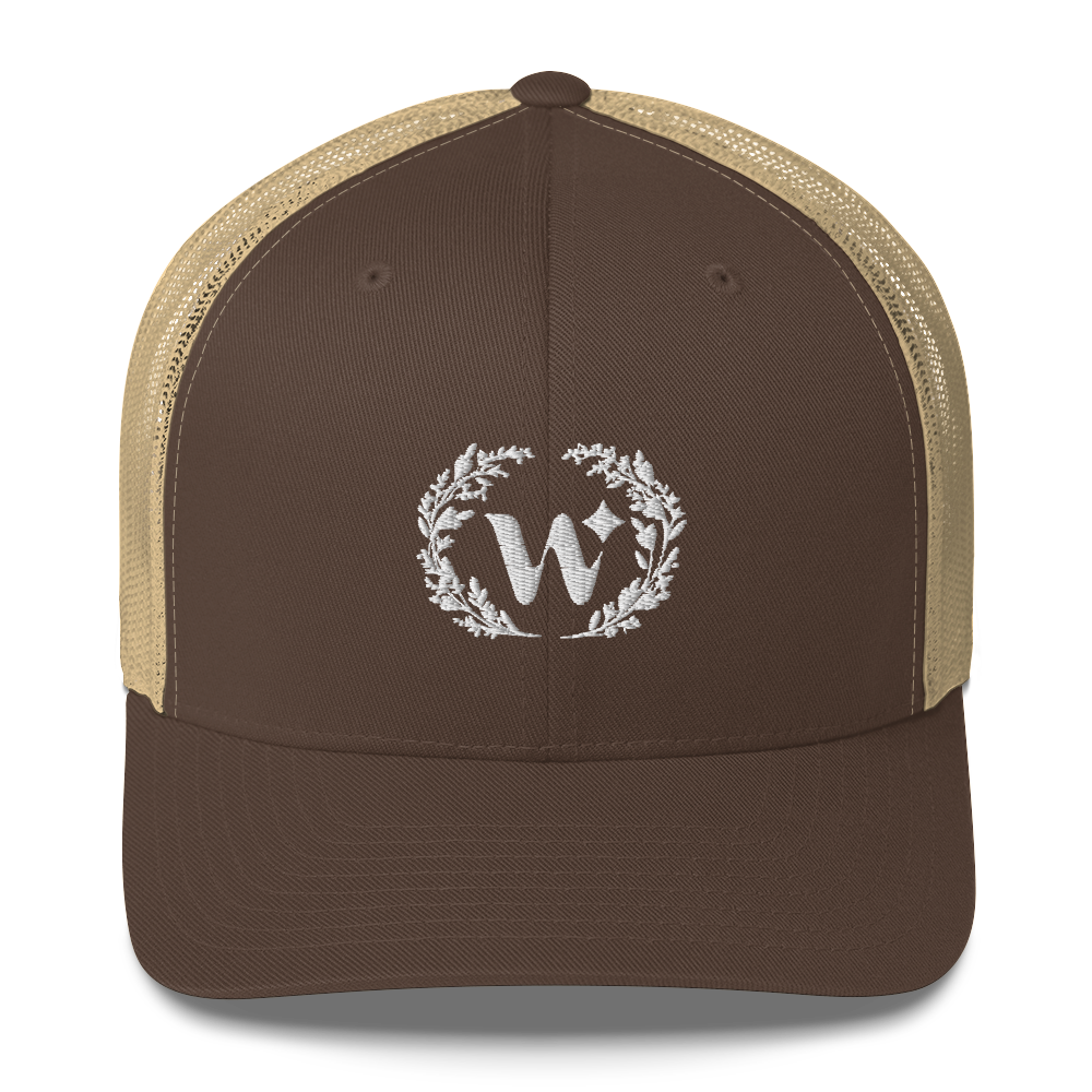 Floral "W" Trucker Cap