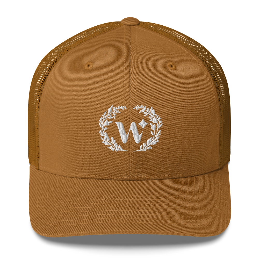 Floral "W" Trucker Cap