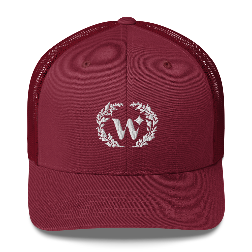 Floral "W" Trucker Cap