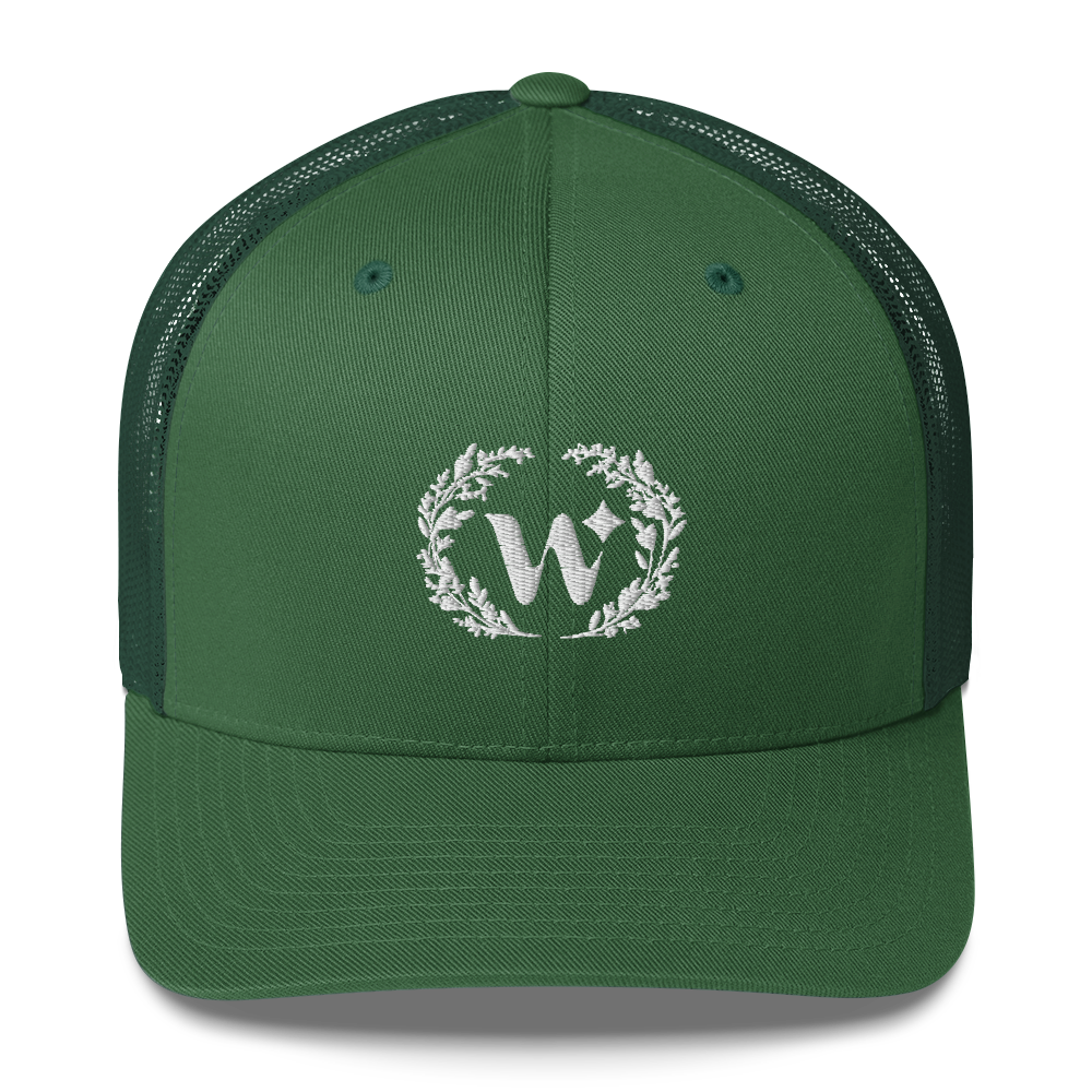 Floral "W" Trucker Cap