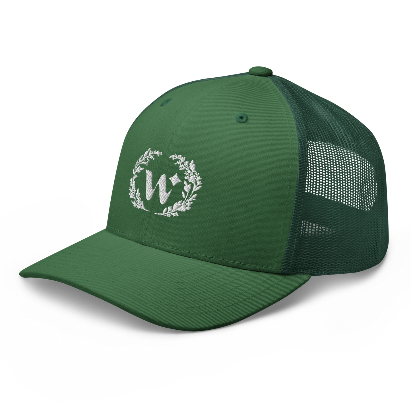 Floral "W" Trucker Cap