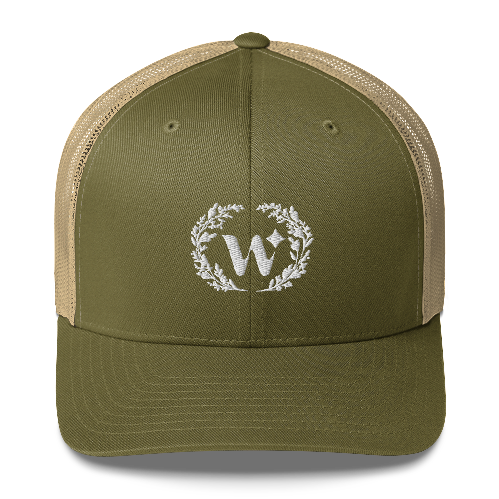 Floral "W" Trucker Cap