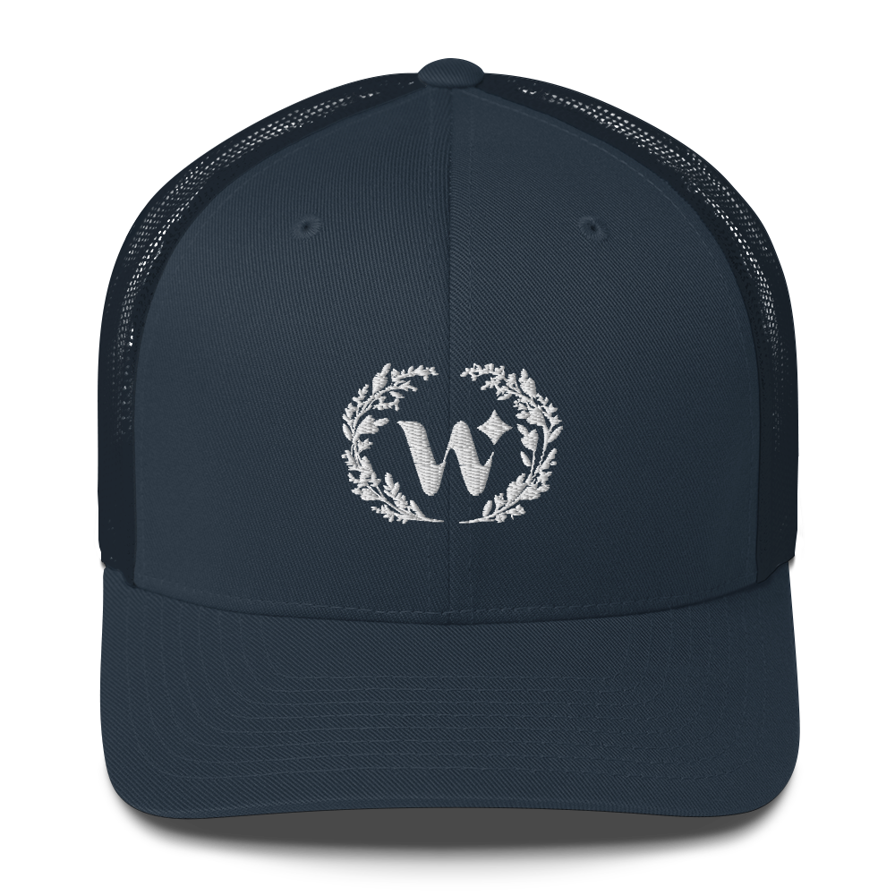 Floral "W" Trucker Cap