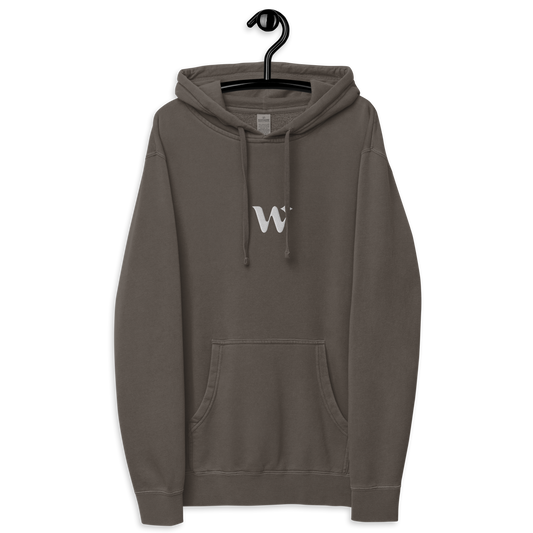 "W" Embroidered Lightweight Hoodie