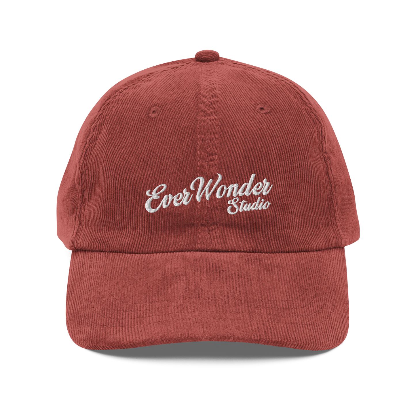 Script Corduroy Cap