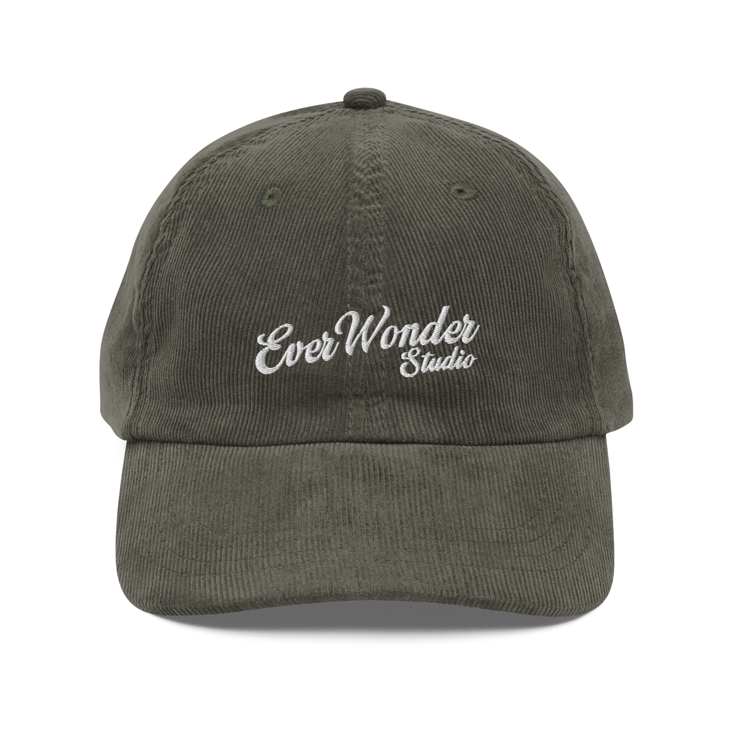 Script Corduroy Cap