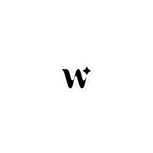 "W" Sticker