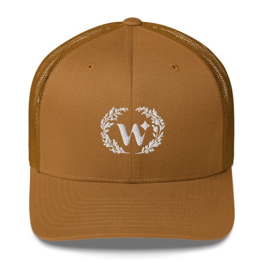 Floral "W" Trucker Cap