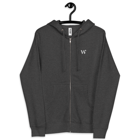 "W" Fleece Zip Up